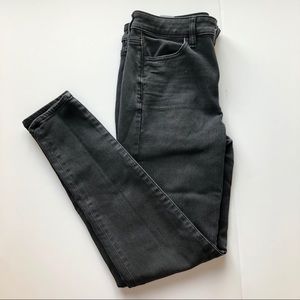 American Eagle Black Hi Rise Jegging Cropped Jeans